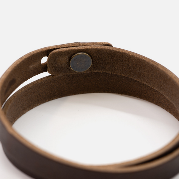 Teton Wrap Bracelet: Nut Brown / Small/Medium