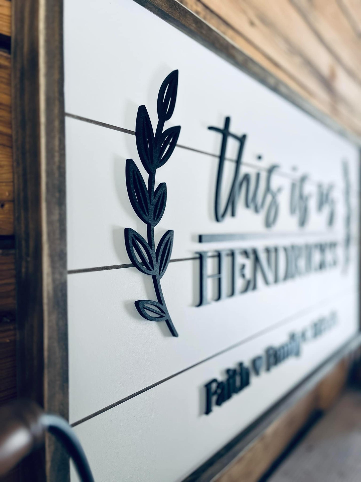 Personalized "This Is Us" Family Name Sign | Custom Farmhouse Wall Decor
