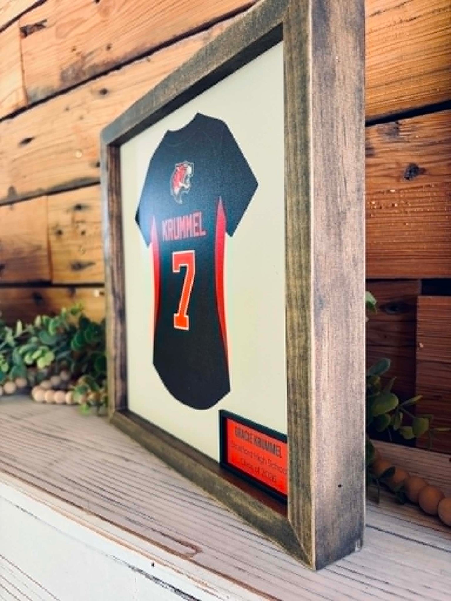 Custom Athlete Keepsake | Senior Night Jersey Wall Decor