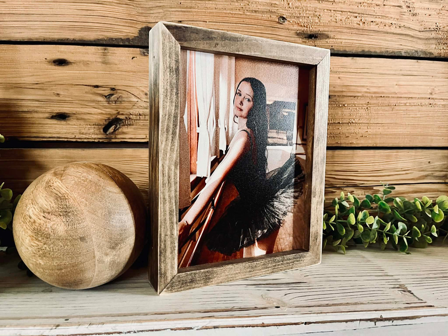Custom UV Printed Graduation Photo on Wood | Personalized Framed Picture on Wood | Senior Keepsake