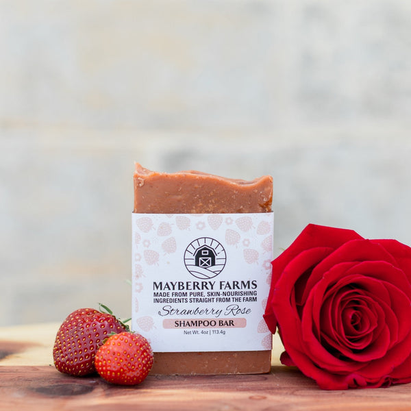 Strawberry Rose Shampoo Bar