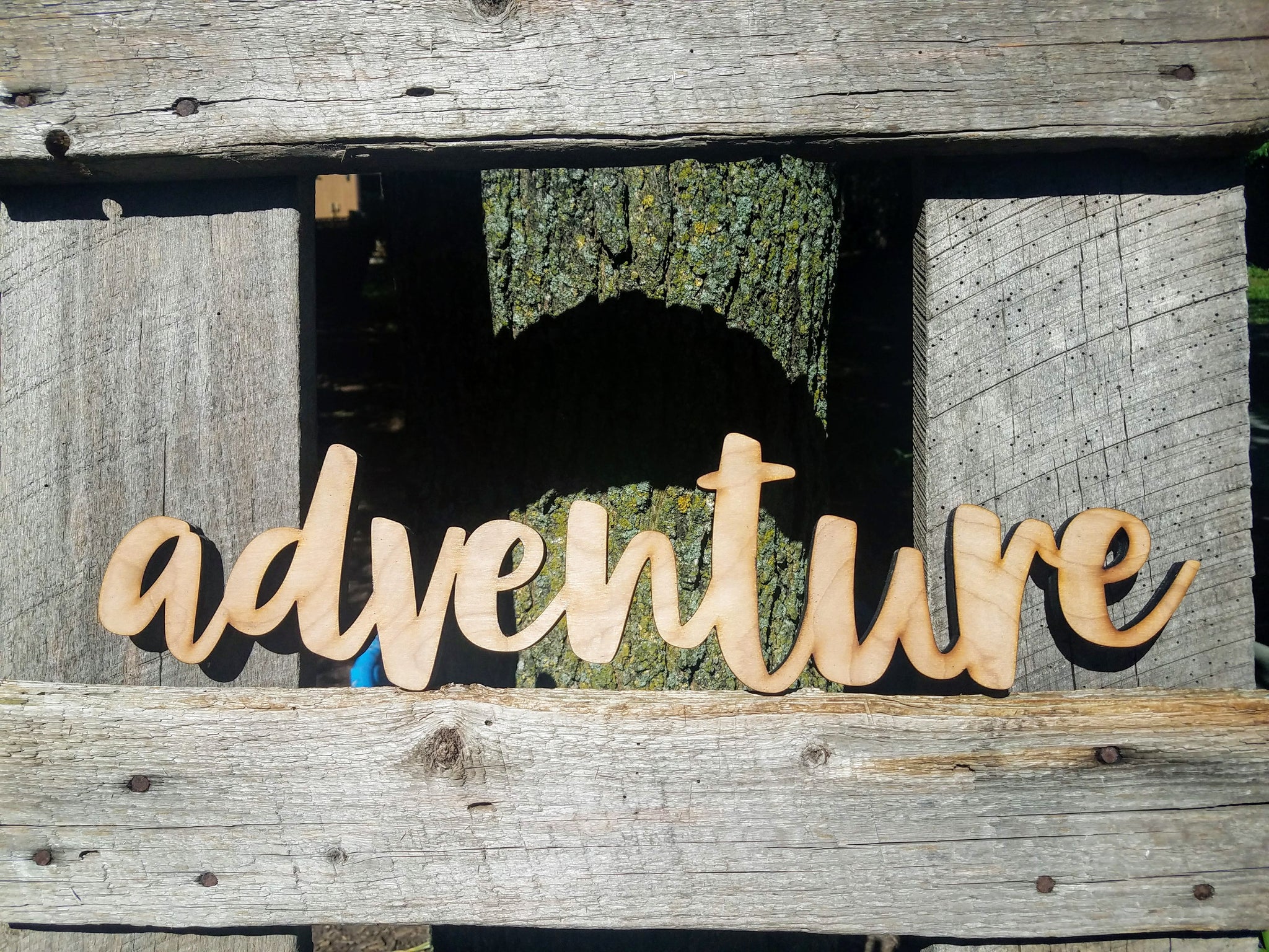 Adventure Wood Cutout