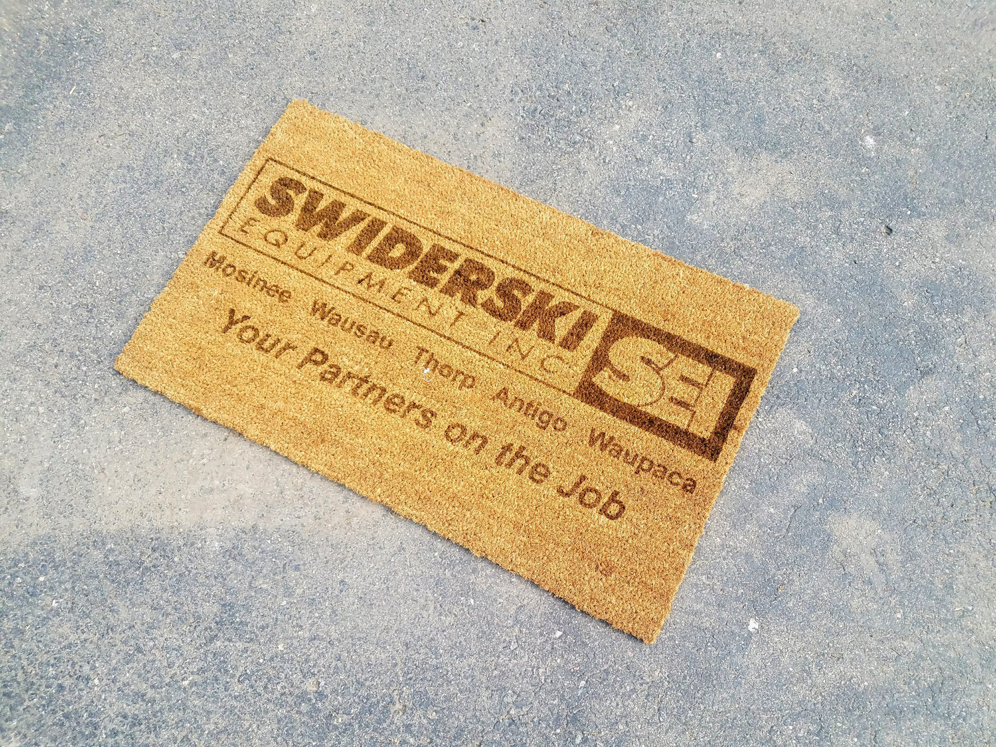 Business Logo Store Front Door Mat