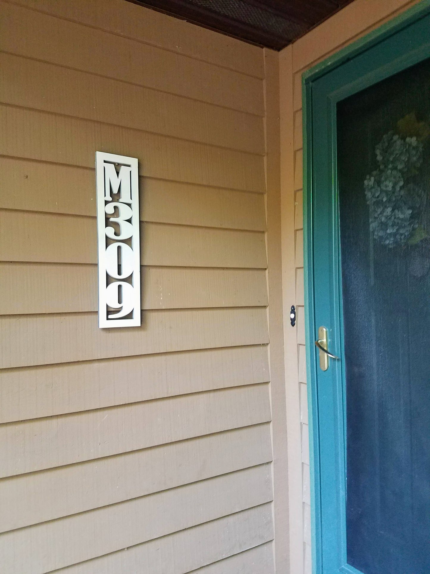 Custom Wood House Number Cutout