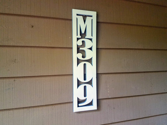 Custom Wood House Number Cutout