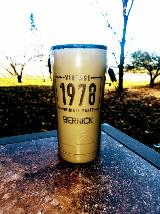 40th Birthday Gift Personalized Yeti Mug - Custom Mug Engraving