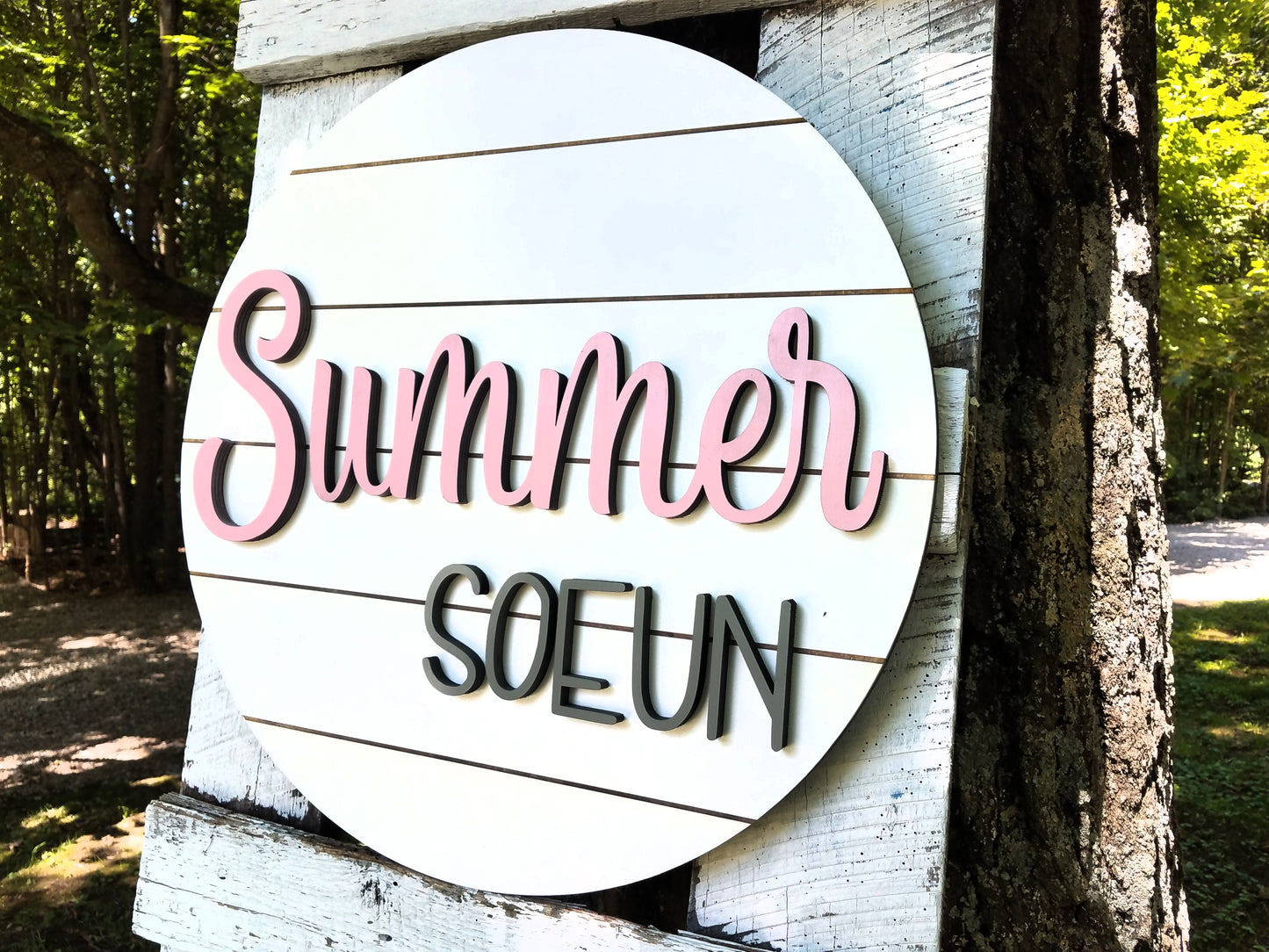 Personalized 3D Cutout Nursery Decor Sign with Child's Name