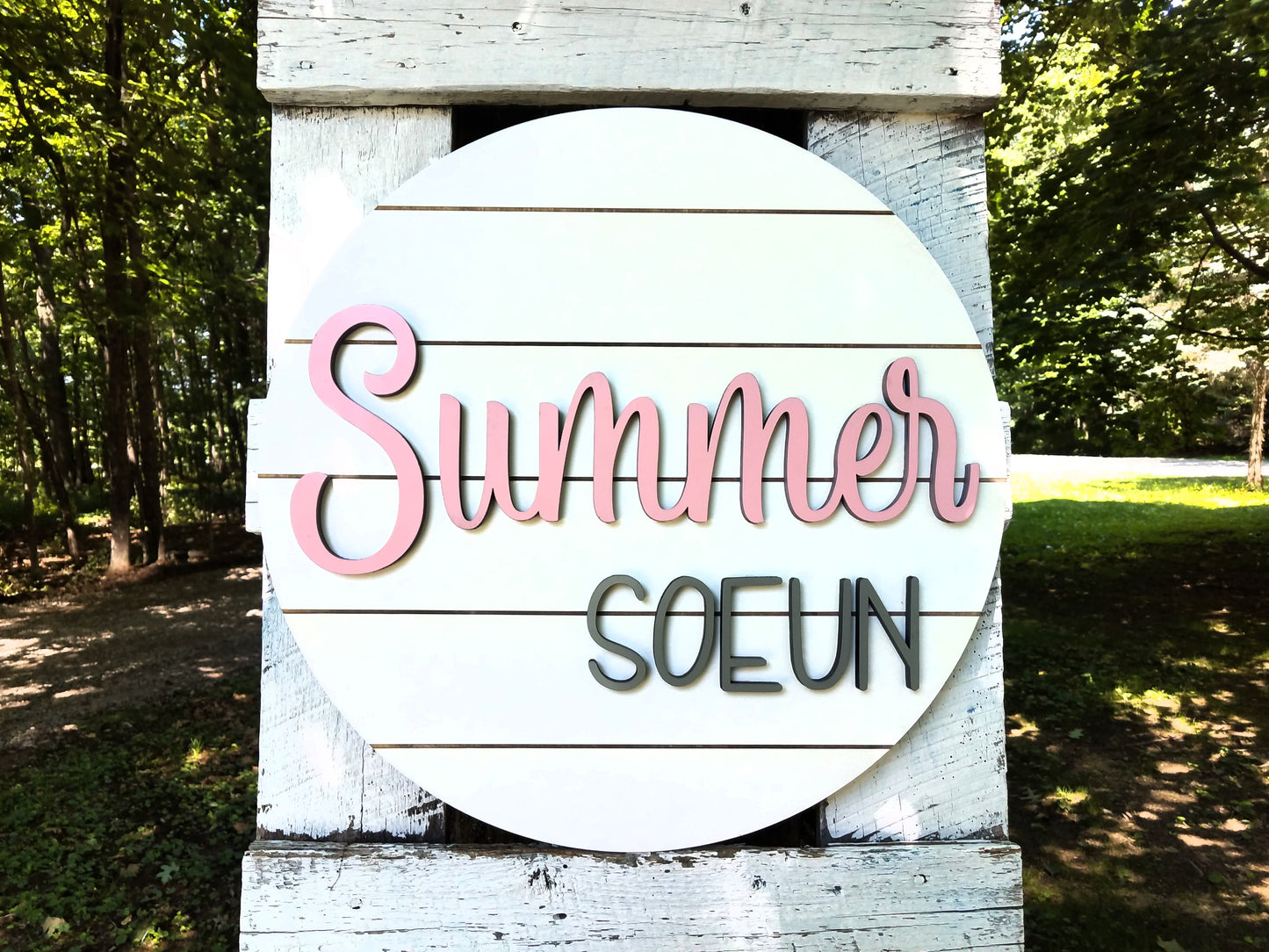 Personalized 3D Cutout Nursery Decor Sign with Child's Name