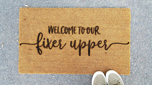 Welcome to our Fixer Upper | Coir Door Mat