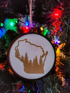 Wisconsin Christmas Ornament | Wisconsin Northern Woods