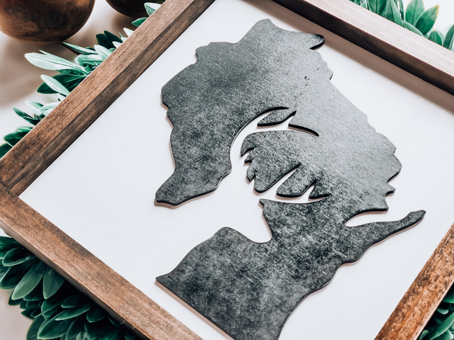 Wisconsin Deer Sign with 3D Cutout
