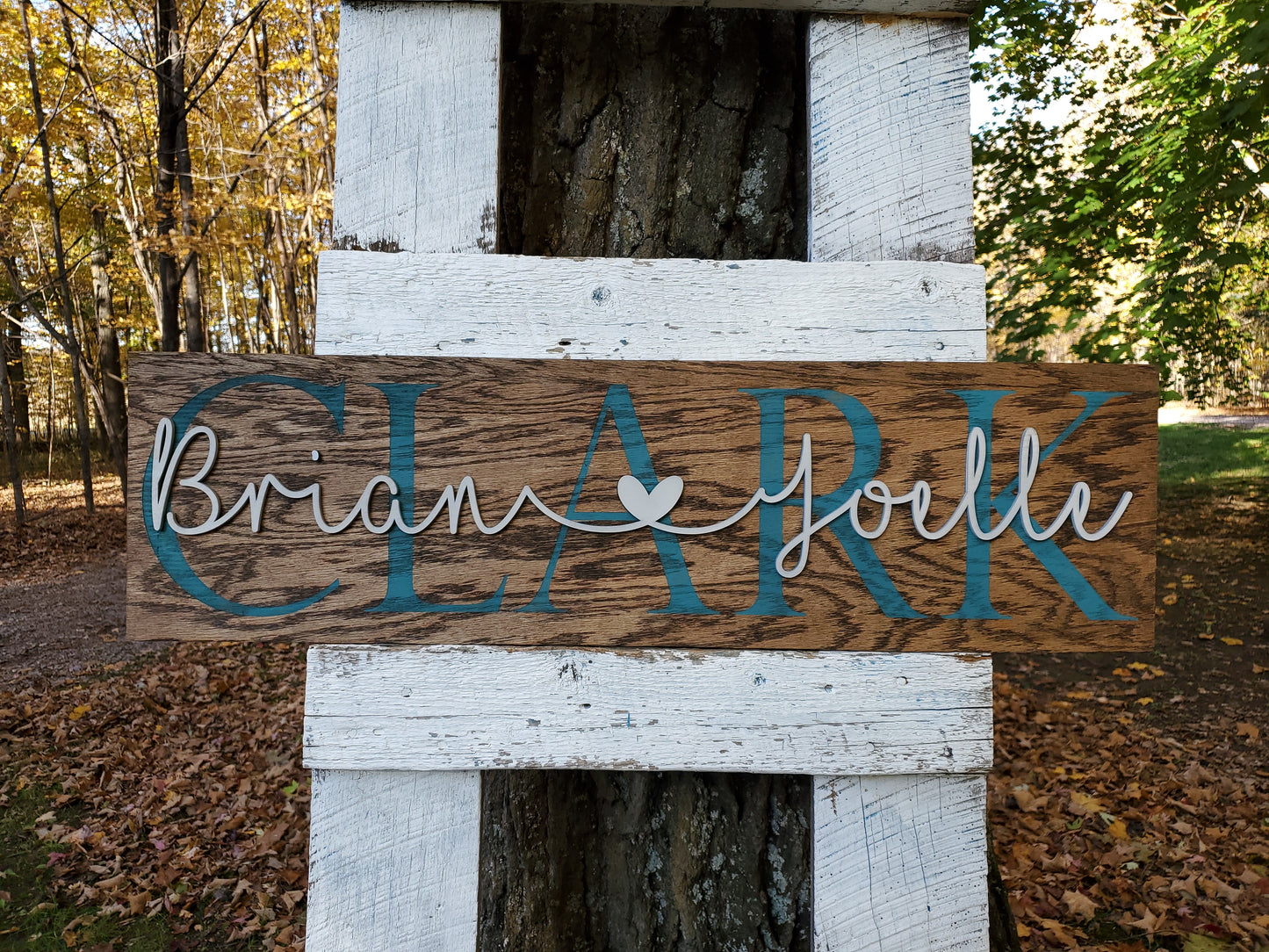 Personalized Laser Cut Wedding Decor Sign with Names