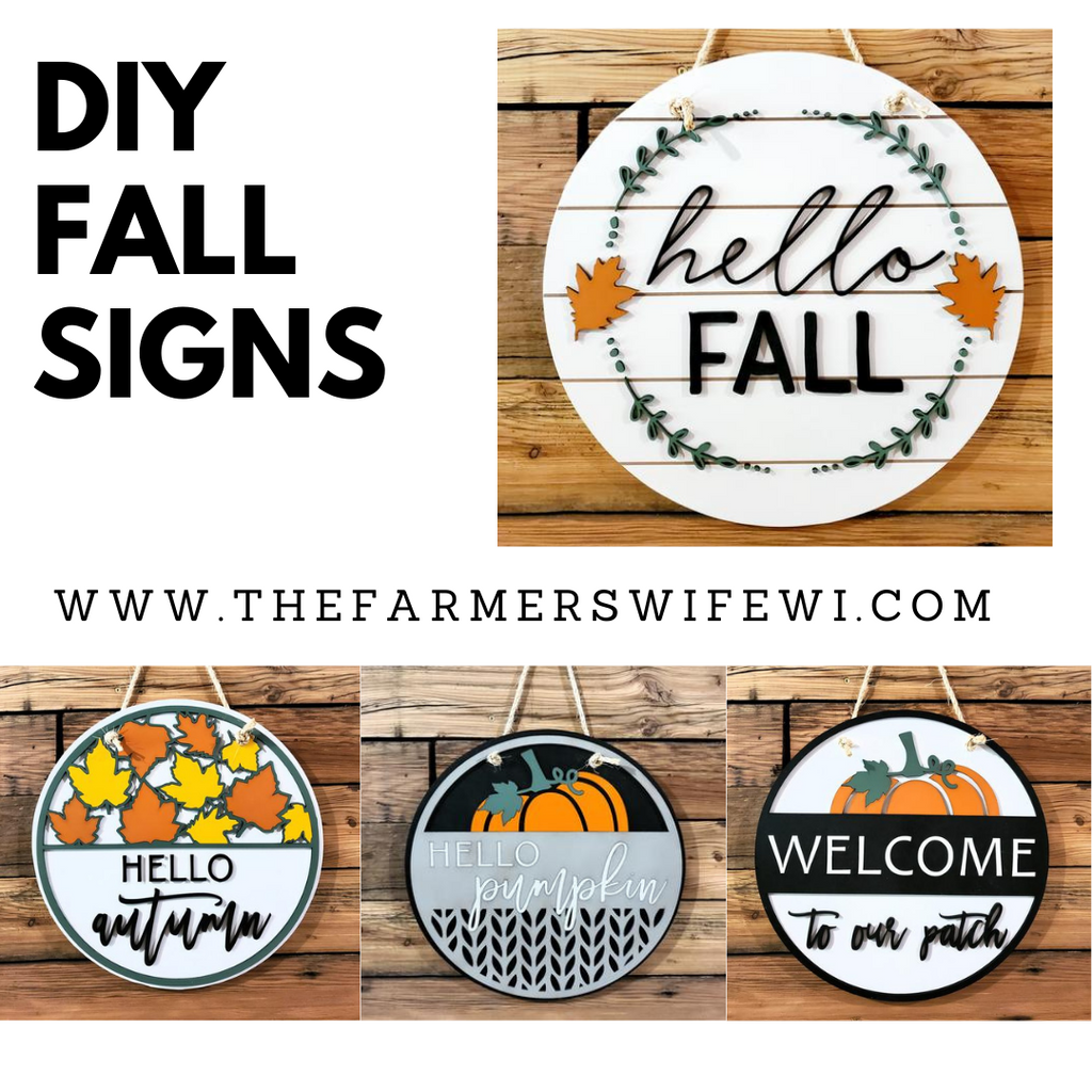 Fall DIY Sign Kit | DIY Paint Party Set | Multiple Sign Choices – The ...