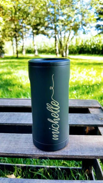 Personalized Engraved Slim Can Insulated Canister - Brumate