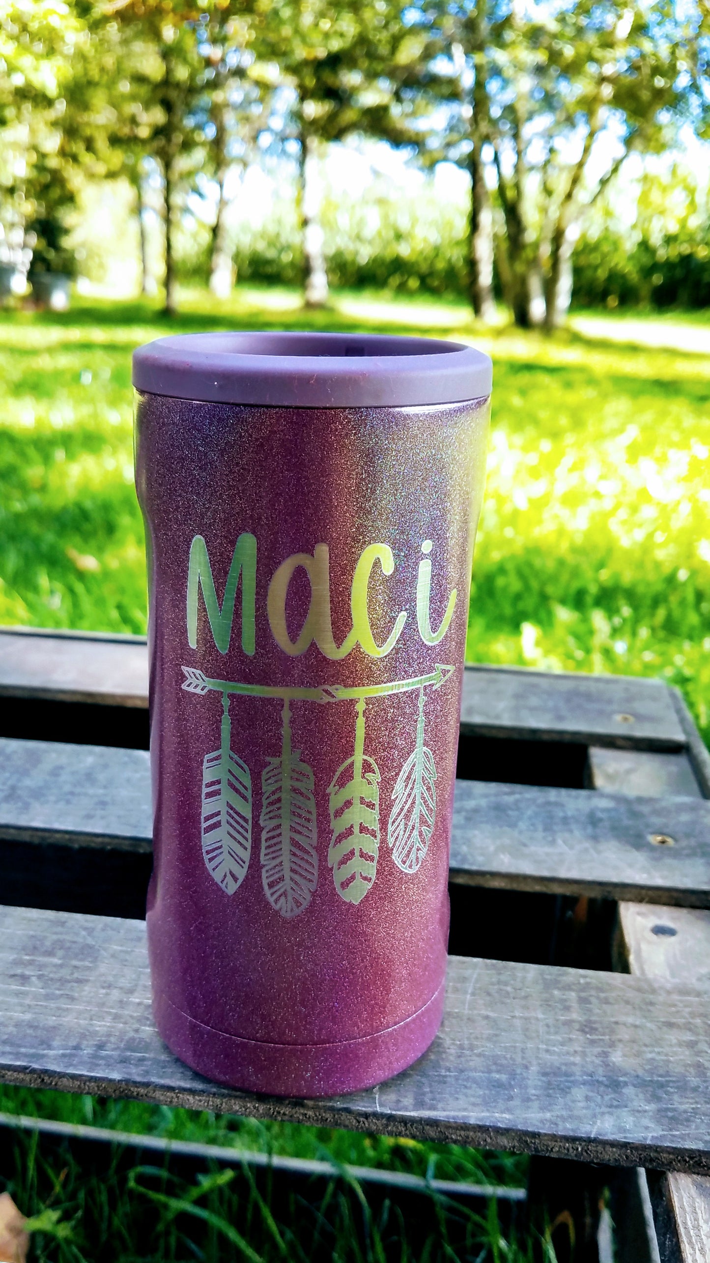 Personalized Engraved Slim Can Insulated Canister - Brumate