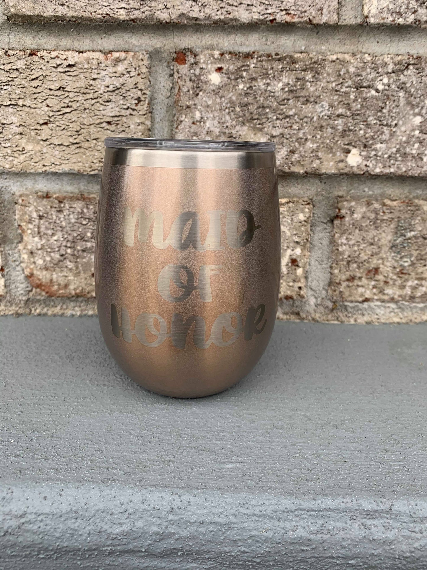 Personalized Engraved Uncork'd XL 14oz Wine Tumbler - Brumate