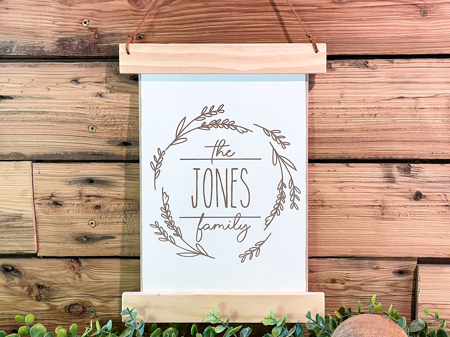 Family Name Sign | Wedding Gift | Last Name Sign | Anniversary Gifts | Established Sign | Mini Family Name Sign