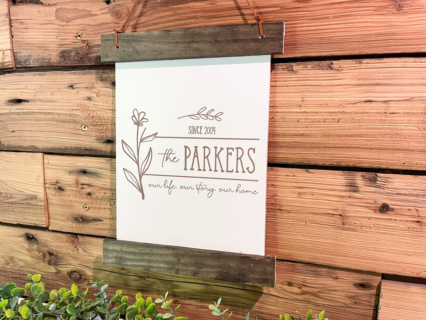 Family Name Sign | Wedding Gift | Last Name Sign | Anniversary Gifts | Established Sign | Mini Family Name Sign