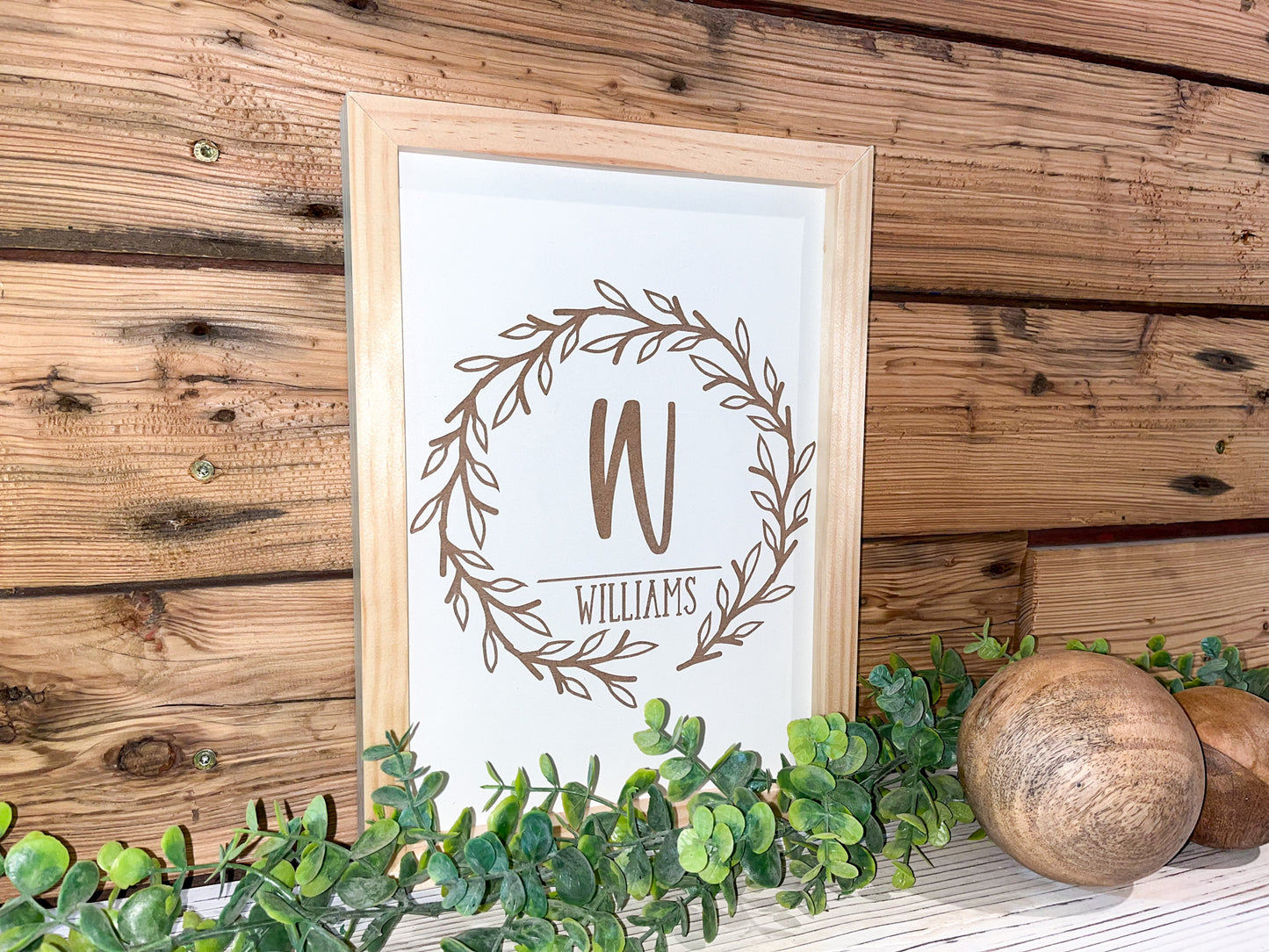 Family Name Sign | Wedding Gift | Last Name Sign | Anniversary Gifts | Established Sign | Mini Family Name Sign