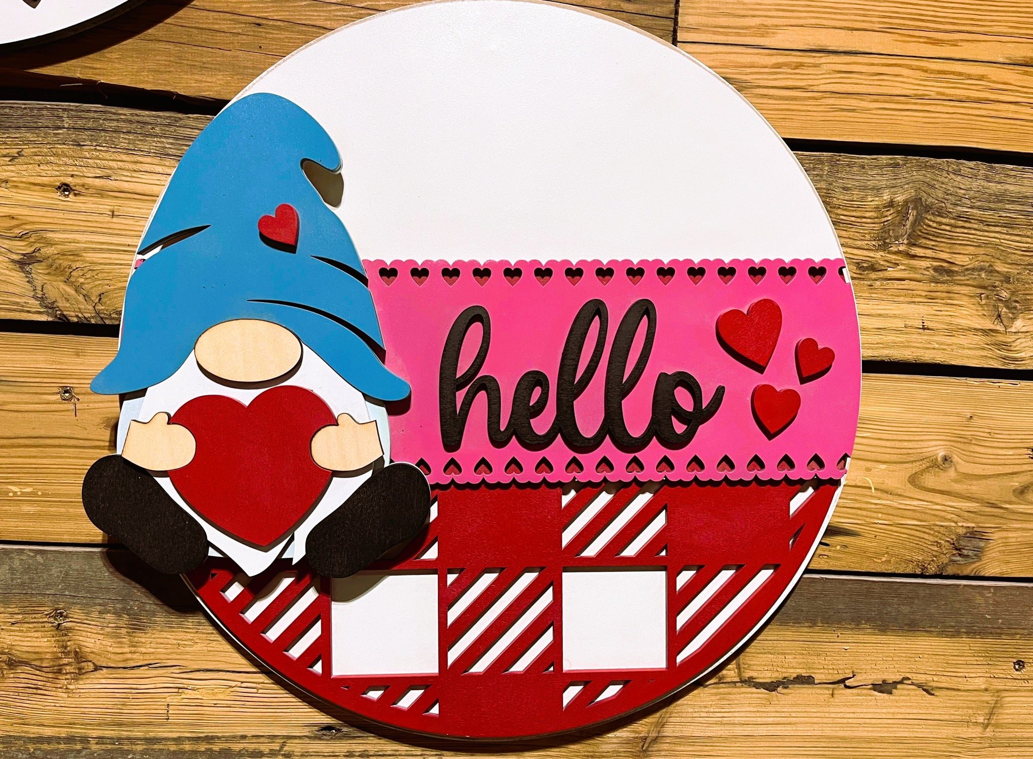 READY TO SHIP - Gnome Door Hanger