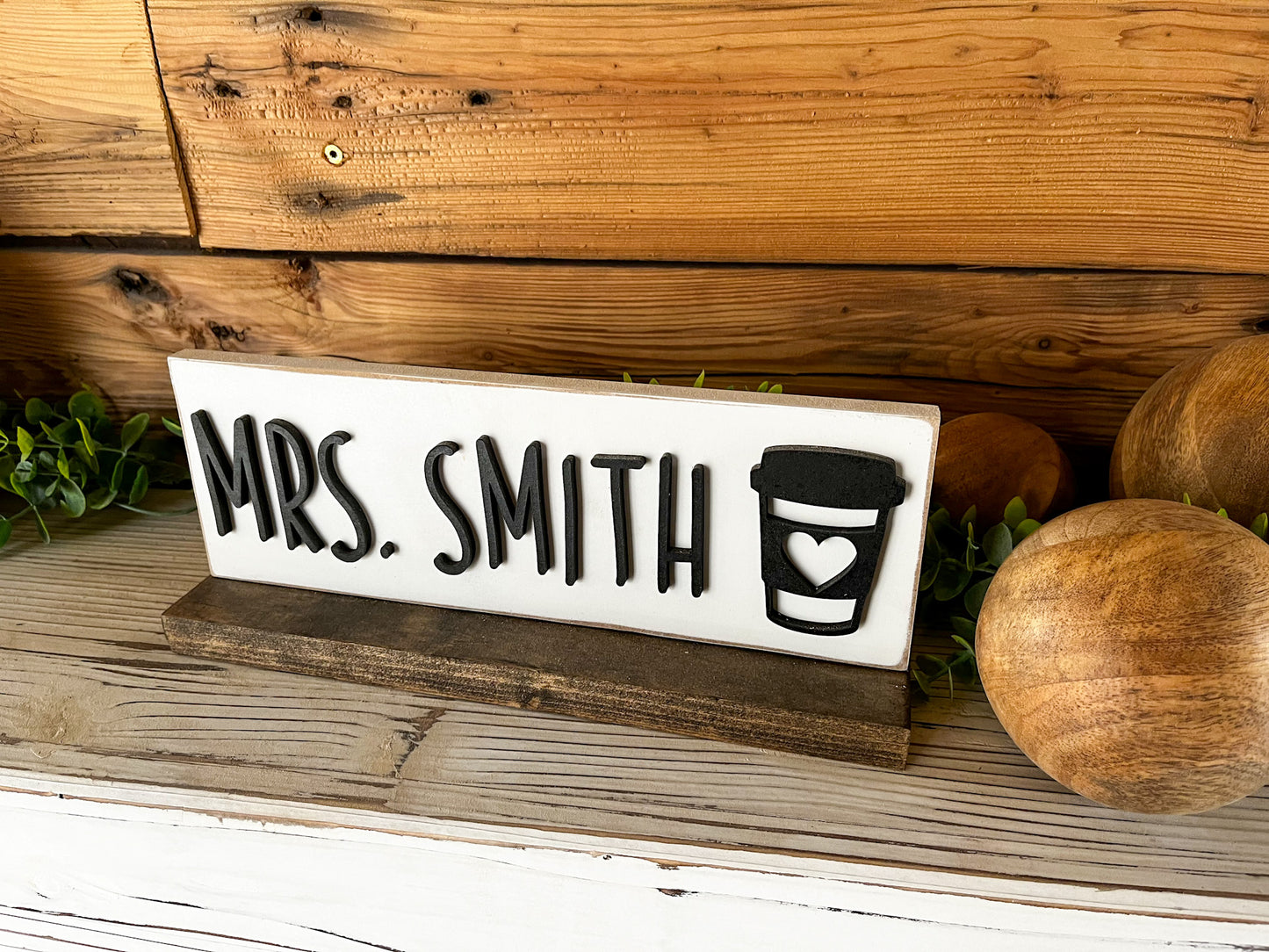 Personalized Desk Name Plate | Teacher Gift | Teacher Desk Plaque