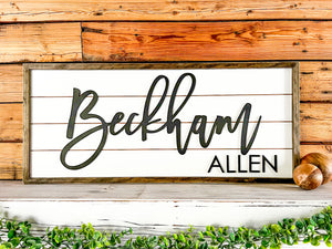 Child Name Sign | Shiplap Sign