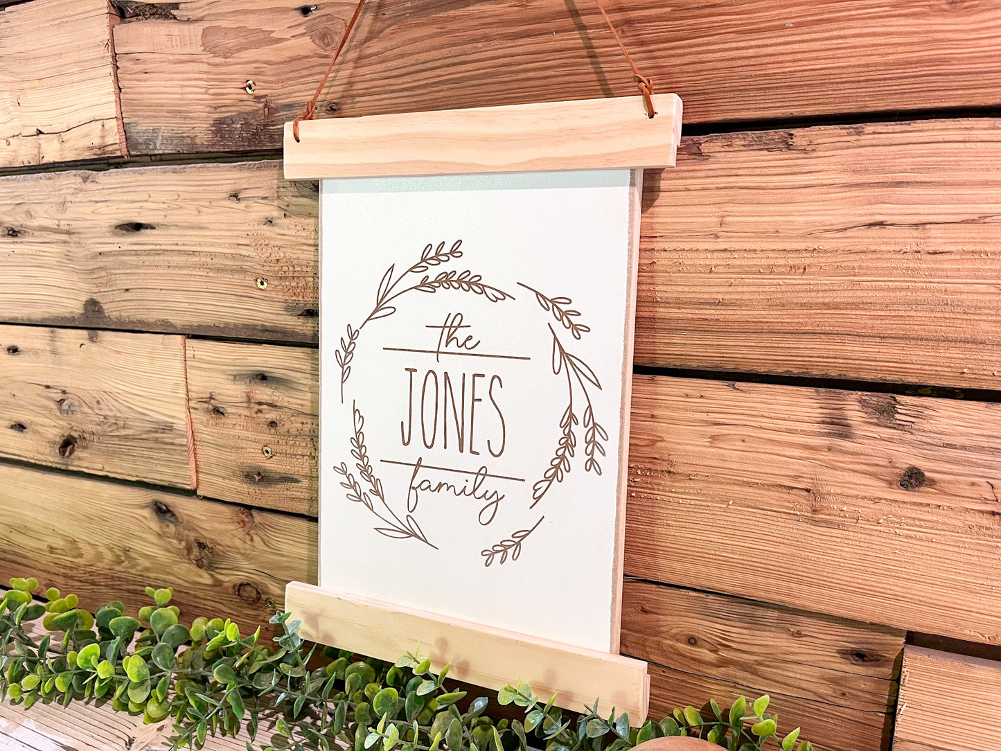 Family Name Sign | Wedding Gift | Last Name Sign | Anniversary Gifts | Mini Family Name Sign