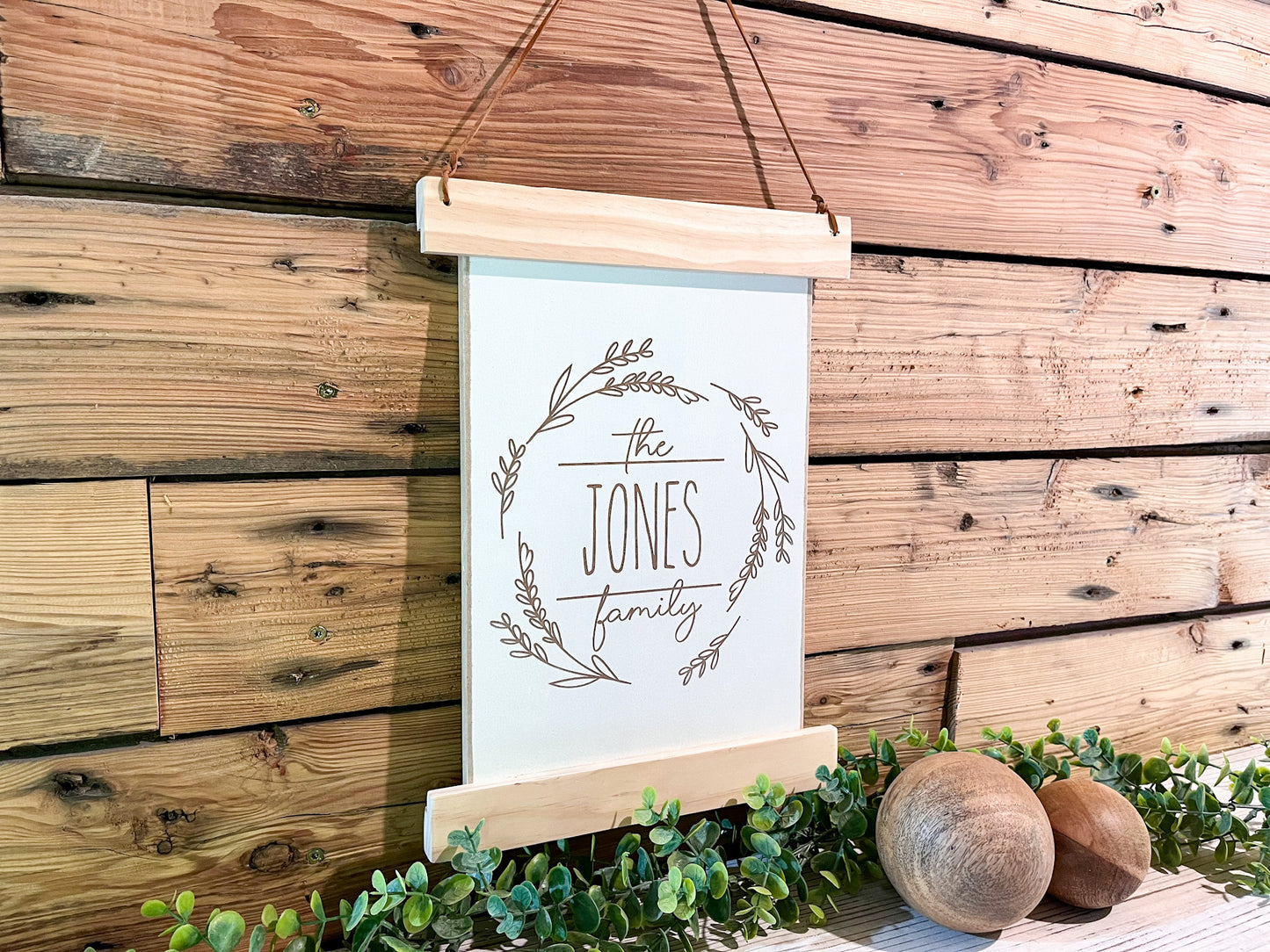 Family Name Sign | Wedding Gift | Last Name Sign | Anniversary Gifts | Mini Family Name Sign
