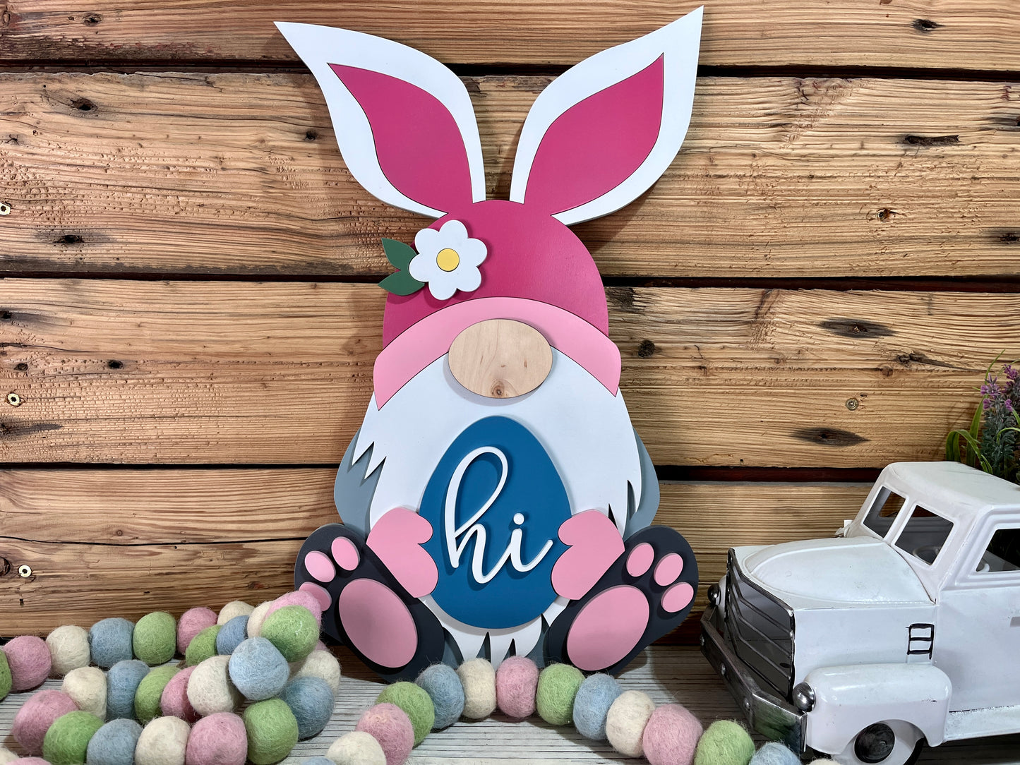 Easter Bunny Gnome DIY Sign Kit | DIY Paint Party Set