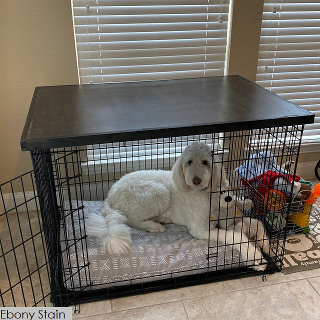 Dog Kennel Wood Table Top Dog Crate Cover Farmhouse Dog Kennel Top