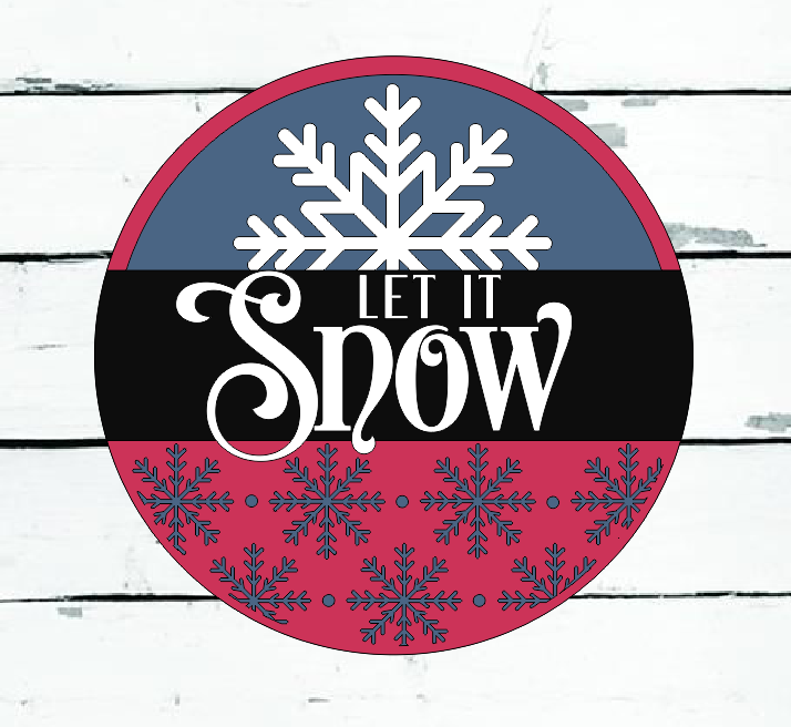 Holiday DIY Sign Kit | DIY Paint Party Set | Let it Snow | Oh Holy Night