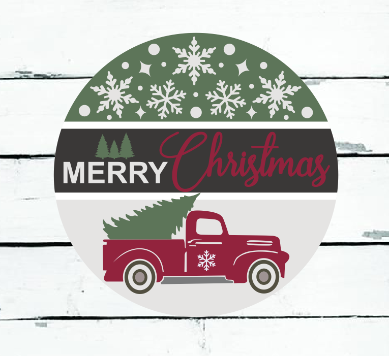 Merry Christmas DIY Sign Kit | DIY Paint Party Set | Holiday Sign Choices