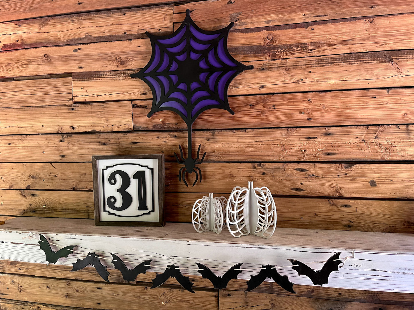 Halloween Mantel Decor | Autumn Mantel Decor