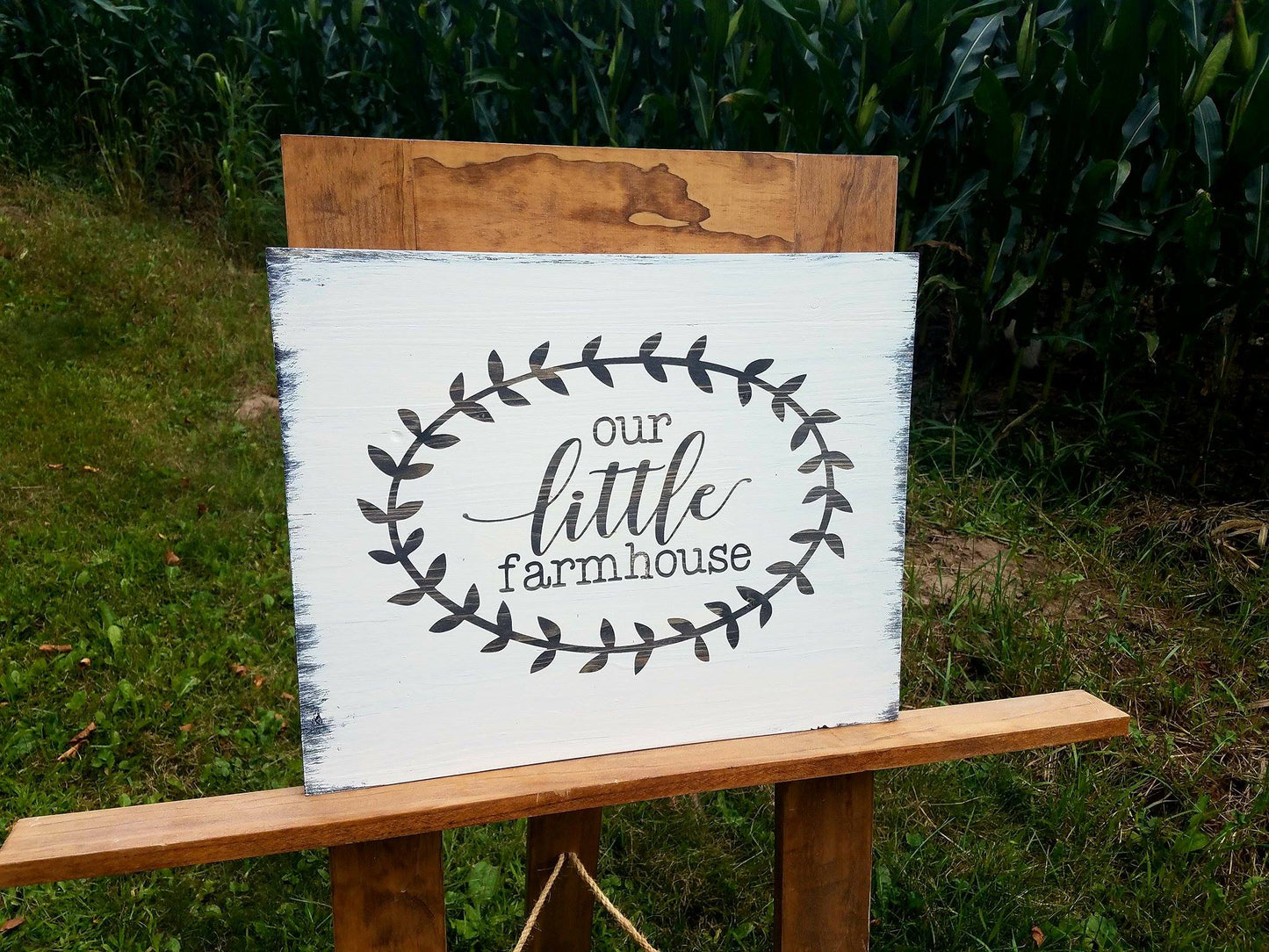 Our Little Farmhouse Wood Wall Art Sign