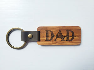 Personalized Father's Day Keychain | Kid's Handwriting and "Dad We Love You" Keychain  | Gifts For Him