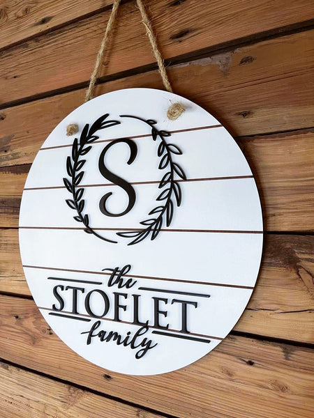 Personalized Name Sign | Custom Sign | Shiplap Wall Decor | Shiplap Sign | Family Name Sign