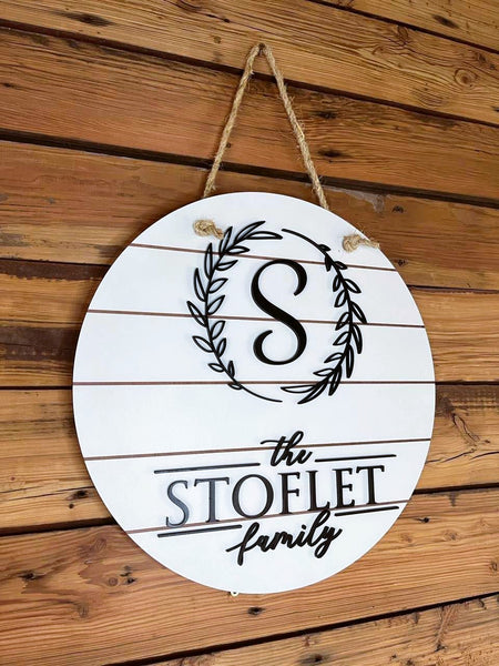 Personalized Name Sign | Custom Sign | Shiplap Wall Decor | Shiplap Sign | Family Name Sign