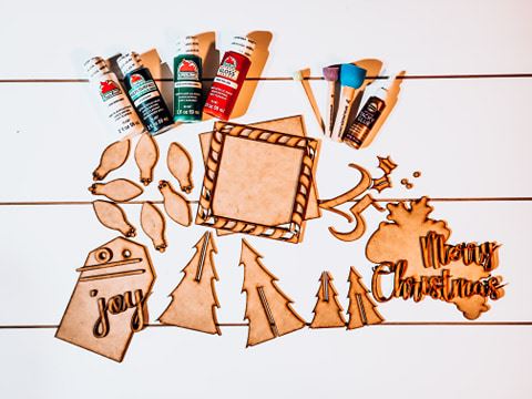 Tiered Tray Decor Christmas | Tiered Tray Decor | Tiered Tray Decor Bundle | Tiered Tray Signs | Tiered Tray DIY Kit