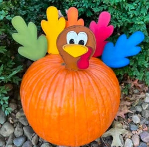 Turkey Cutout for Pumpkin | DIY Paint Party Set | Fall DIY Kit | Kids Craft Kit