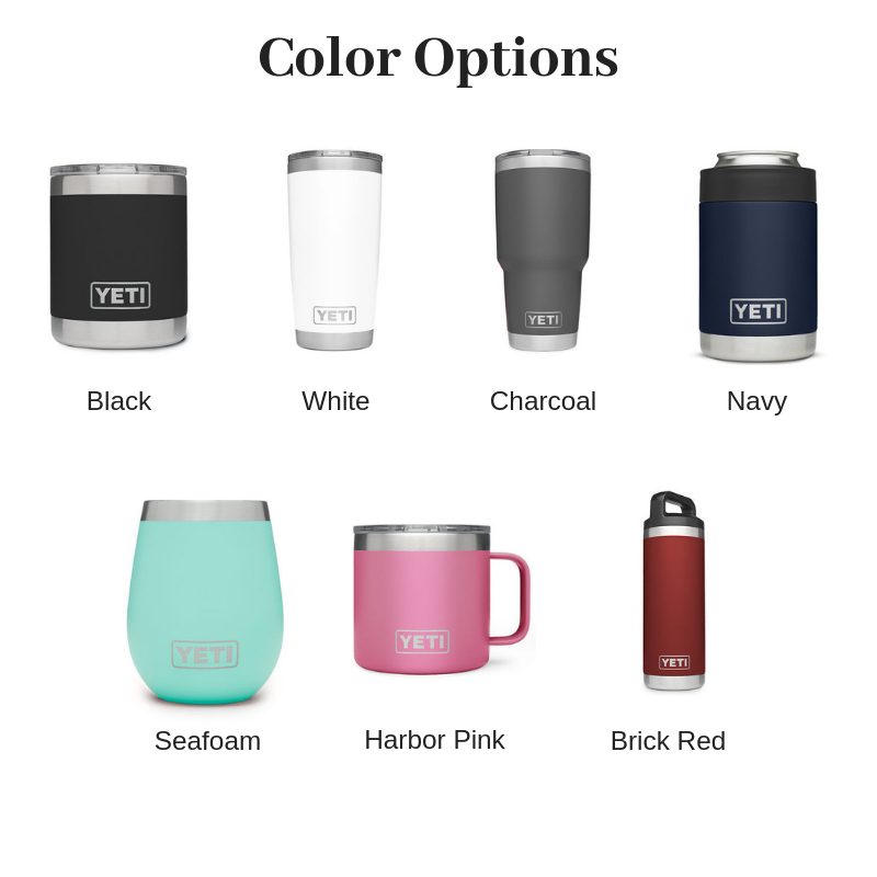 Happy Camper Personalized Yeti Mug - Custom Mug Engraving
