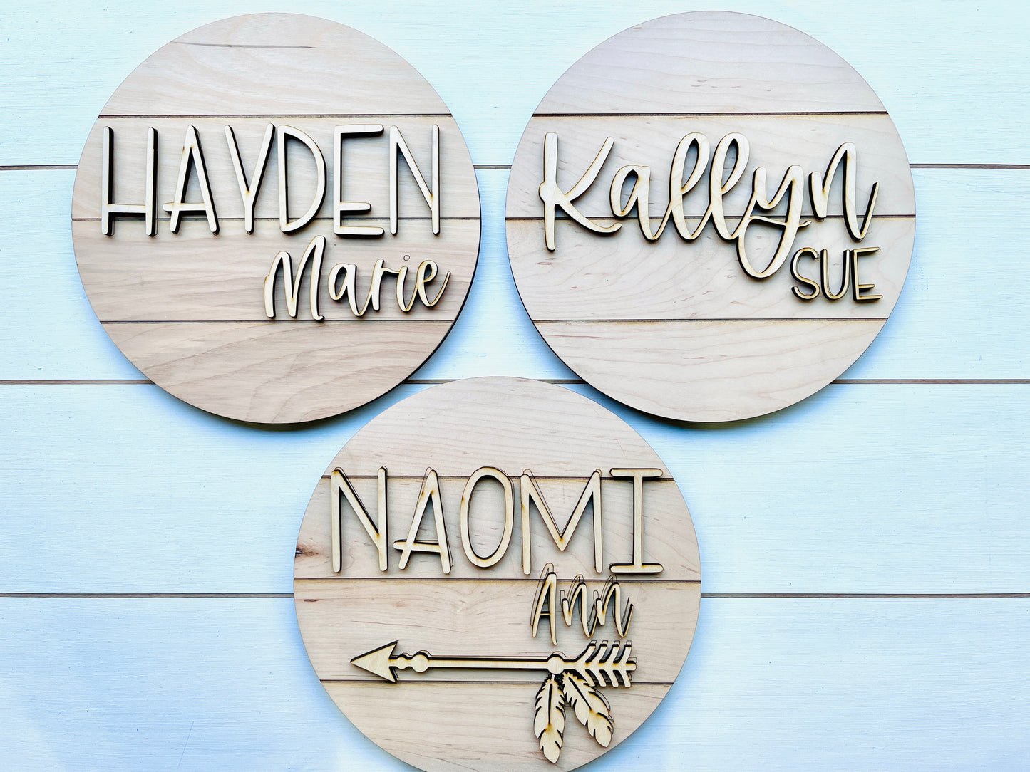 DIY Kids Paint Party | DIY Round Name Sign