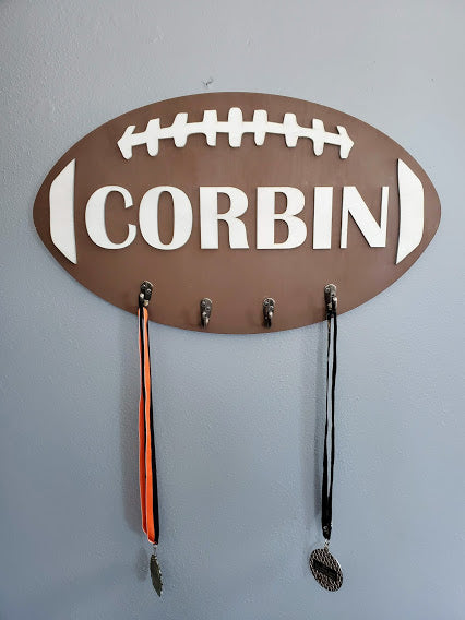 Personalized 3D Cutout Sports Decor Sign with Child's Name